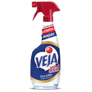 TIRA LIMO CLORO ATIVO C/ GATILHO 500ML X-14 - VEJA