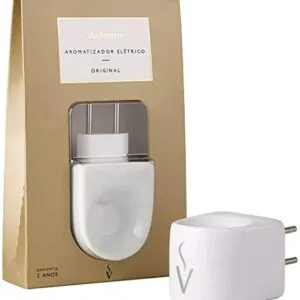 AROMATIZADOR ELÉTRICO DE PORCELANA BRANCA - VIA AROMA