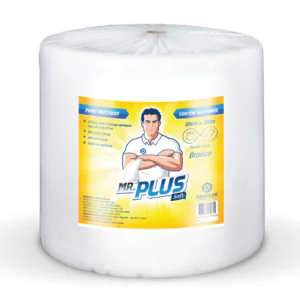 PANO MULTIUSO ROLO BRANCO 28CM X 300M - MR.PLUS SOFT
