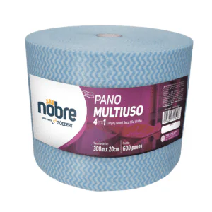 PANO MULTIUSO ROLO AZUL 20CM X 300M - NOBRE
