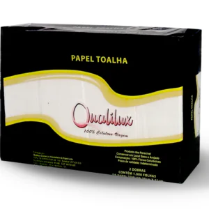 PAPEL TOALHA 20 X 21CM 100% CEL. C/1000FLS - QUALILUX