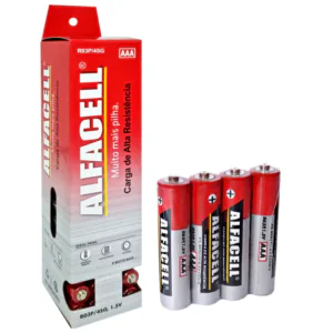 PILHA COMUM AA/AAA 1.5V C/ 4UN - ALFACELL