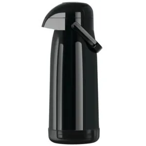 GARRAFA TERMICA PRETA 1L MAGIC PUMP - TERMOLAR