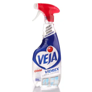 LIMPA VIDROS C/ APARELHO 500ML CRISTAL VIDREX - VEJA