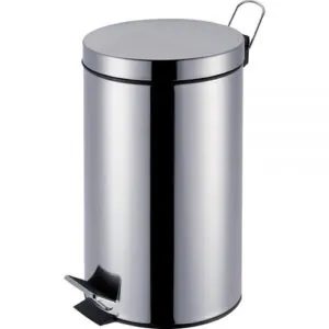 LIXEIRA 12L C/ PEDAL INOX AGATA - MOR