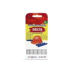 GIZ CERA ESTACA BRANCO OU PRETO C/ 12UN - DELTA