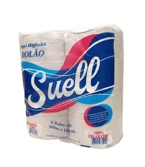 PAPEL HIG. FLS SIMPLES 4 X 30M - SUELL