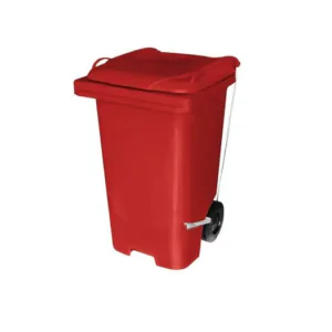 LIXEIRA CONTENTOR 240L PEDAL C/ RODAS - JSN