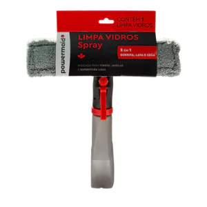 PULVERIZADOR LIMPA VIDROS SPRAY 3 EM 1 - POWERMAID