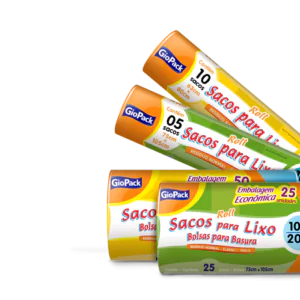 SACO P/ LIXO ROLO AZUL (VARIOS TAMANHOS - GIOPACK