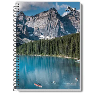 CADERNO UNIV. ESPIRAL CAPA DURA - PAUTA BRANCA