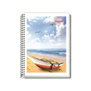 CADERNO UNIV. ESPIRAL CAPA FLEXÍVEL - PANAMERICANA