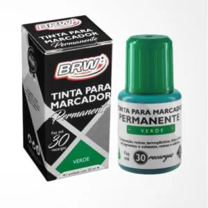 TINTA MARCADOR PERMANENTE VERDE 20ML - BRW