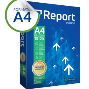 PAPEL A4 VERDE 75G/M² 500FLS - REPORT