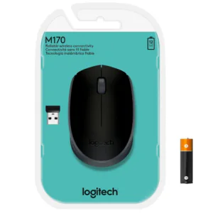 MOUSE OPTICO SEM FIO PRETO REF.M170 - LOGITECH