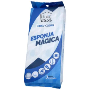 ESPONJA MAGICA 100MM X 70MM C/ 3UN - PRATIC CASA