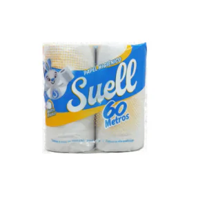 PAPEL HIG. FLS SIMPLES 4 X 60M - SUELL