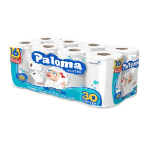 PAPEL HIG. FLS SIMPLES 16 X 30M (LEVE 16 PAGUE 15) - PALOMA