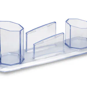 PORTA LAPIS/CLIPS/LEMBRETES CRISTAL REF.10250016 - MAXCRIL