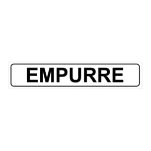 ADESIVO SINALIZAÇÃO EMPURRE - JA