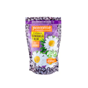 REFIL SABONETE LIQUIDO ACAI E CAMOMILA 450ML - PREMISSE