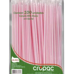 CANUDO PLAST. SACHET 20,5CM REF.CA-501 C/ 100UN - CROPAC