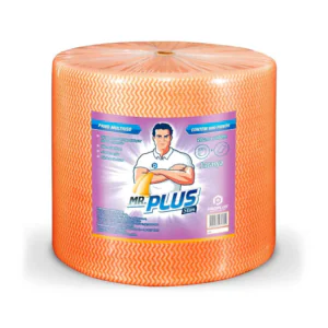 PANO MULTIUSO ROLO LARANJA 28CM X 300M - MR.PLUS SOFT