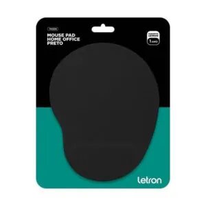 MOUSE PAD PRETO C/ APOIO REF.74506 - LETRON