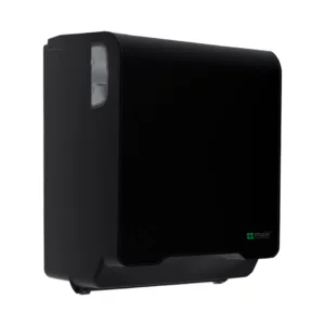 SUPORTE PAPEL TOALHA ROLO AUTO CORTE PRETO BRAVE - NOBRE