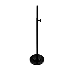 PEDESTAL AÇO PRETO P/ DISPENSER SENHAS