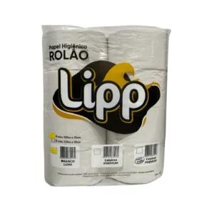PAPEL HIG. ROLAO 9CM X 300M BRANCO C/ 8UN - LIPP