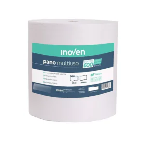 PANO MULTIUSO ROLO BRANCO 28CM X 300M - INOVEN