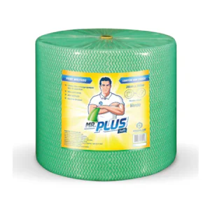 PANO MULTIUSO ROLO VERDE 28CM X 300M - MR.PLUS SOFT