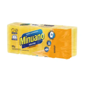 SABAO BARRA NEUTRO GLICERINADO C/ 5UN 900GR - MINUANO