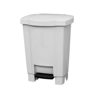 LIXEIRA 50L C/ PEDAL BRANCA - TONK