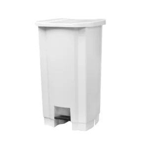 LIXEIRA 100L C/ PEDAL BRANCA - TONK