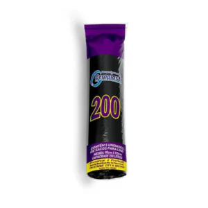 SACO P/ LIXO 200L 95 X 115 ROLO PRETO C/ 5UN - GERAPLAST