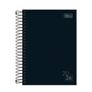 AGENDA 2026 CAPA DURA ESPIRAL PRETA - TILIBRA