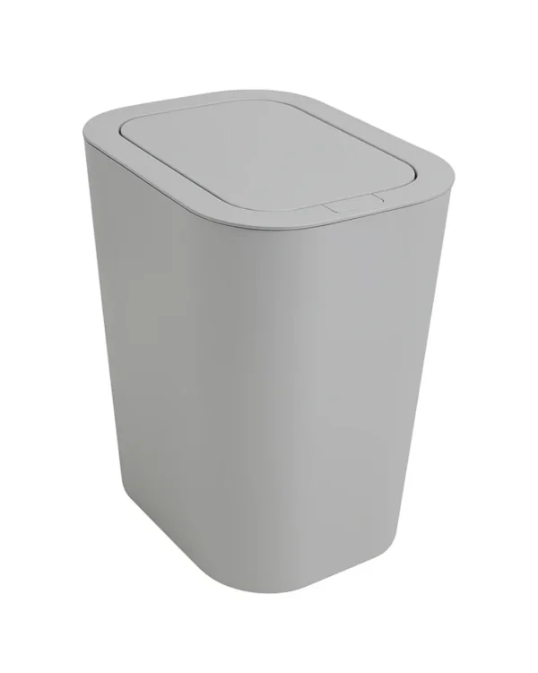 LIXEIRA 12L PUSH CLICK cinza - TONK