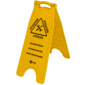 PLACA SINALIZACAO AREA EM MANUTENÇAO - TONK