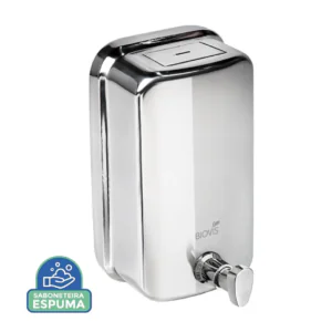 SABONETEIRA ESPUMA C/ RESERVATORIO 1L AÇO INOX VISIUM  - BIOVIS