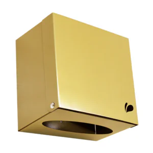 SUPORTE PAPEL TOALHA AÇO DOURADO - BIOVIS