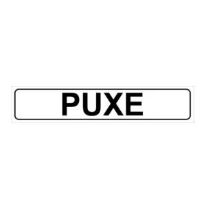 ADESIVO SINALIZAÇÃO PUXE - JA