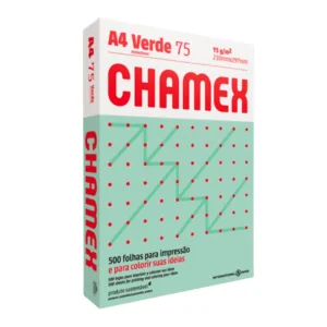 PAPEL A4 VERDE 75G/M² 500FLS - CHAMEX